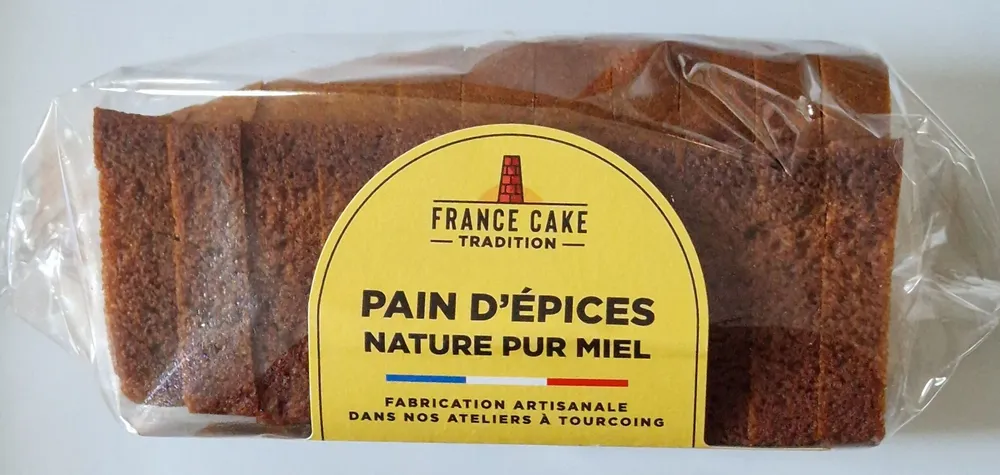 Pain d'épice Nature Pure Miel