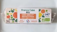 Cake BIO Abricot, Raisin et Citron