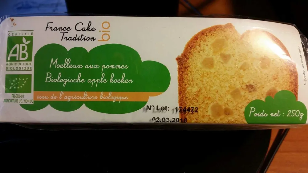 Moelleux bio aux pommes
