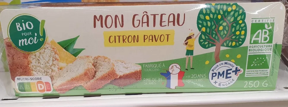 Mon gâteau citron pavot