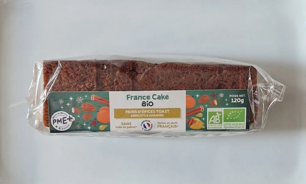 Pain d'Epices Toast Abricots & Amandes