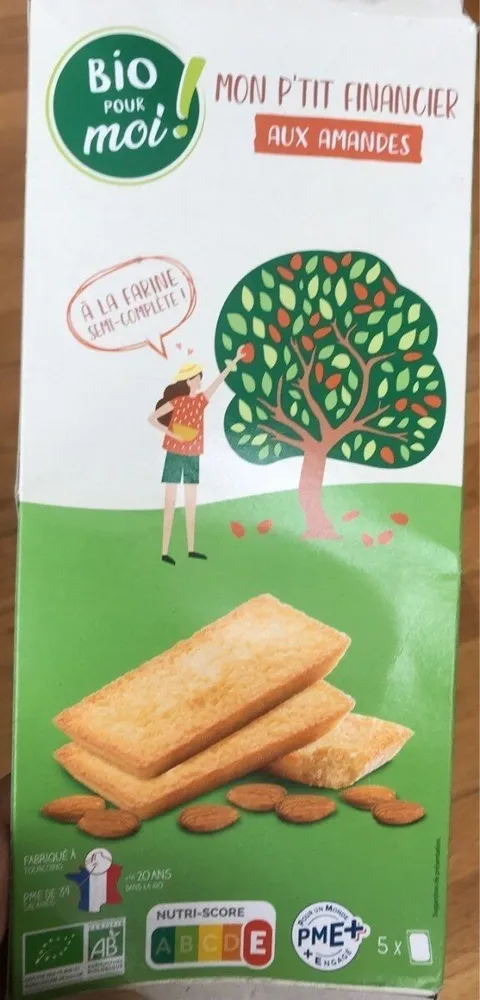 Mon P'tit Financier aux amandes