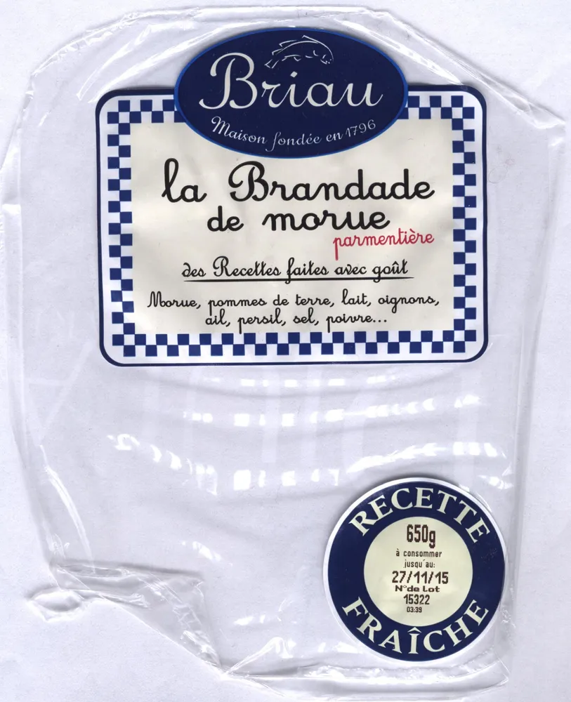 la Brandade de morue parmentière