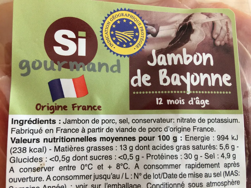 Jambon de Bayonne