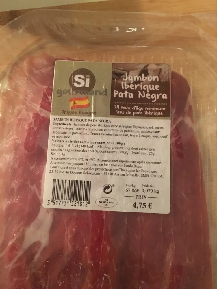 Jambom iberique pata negra
