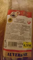 Saucisson sec d'Auvergne qualité supérieure