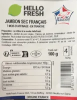 Jambon sec français