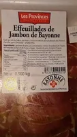 Effeuillade de jambon de bayonne