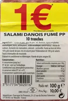 Salami danois fumé PP