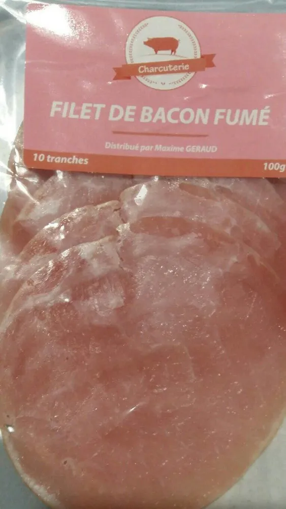 Filet de bacon fumé