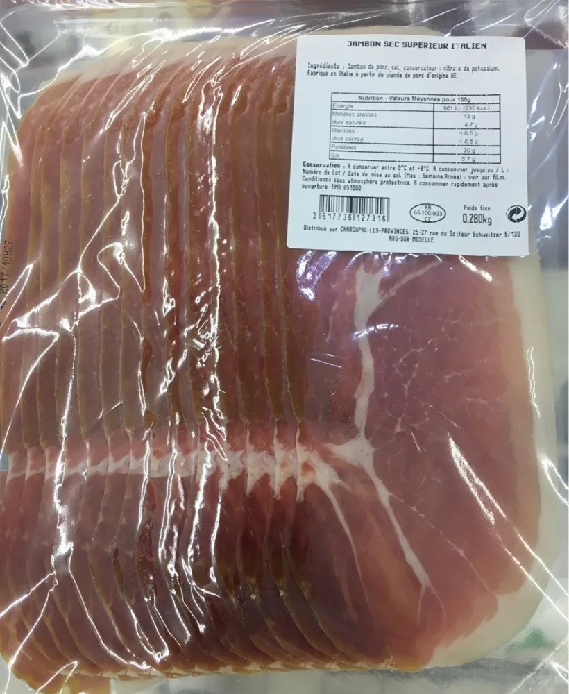 Jambon sec italien