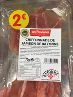 Chiffonnade de jambon de Bayonne
