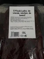 Effeuillades de viande séchée de bœuf