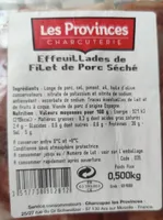 Effeuillades de filet de porc séché