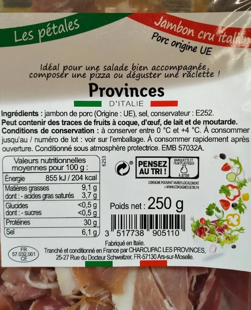 Jambon cru italien