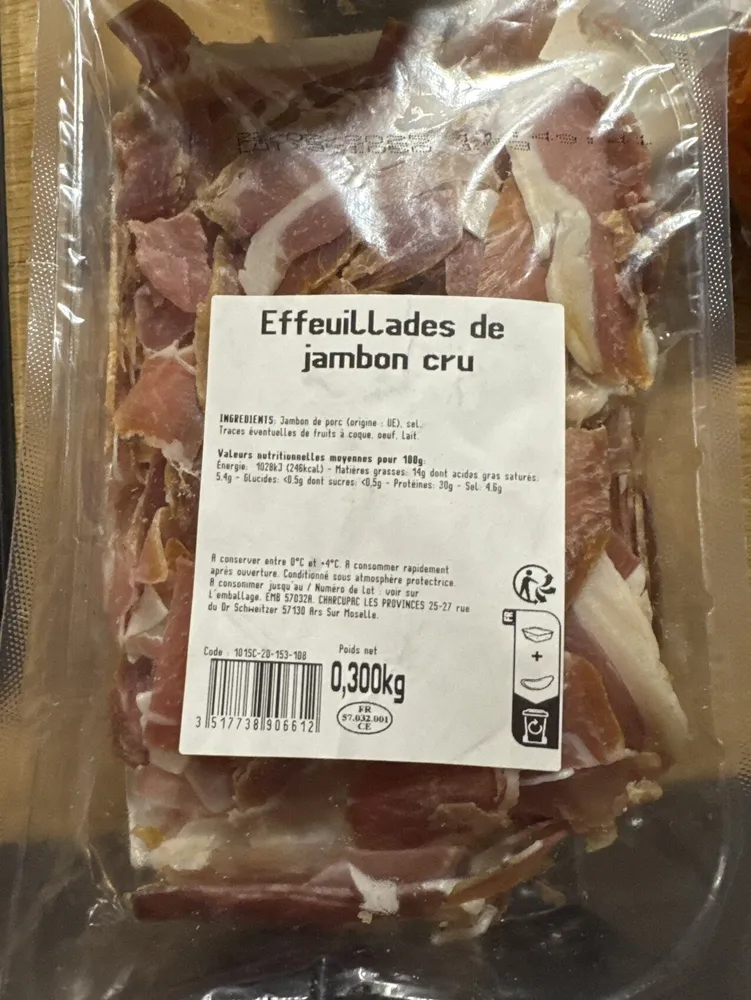 Effeuillades De Jambon Cru