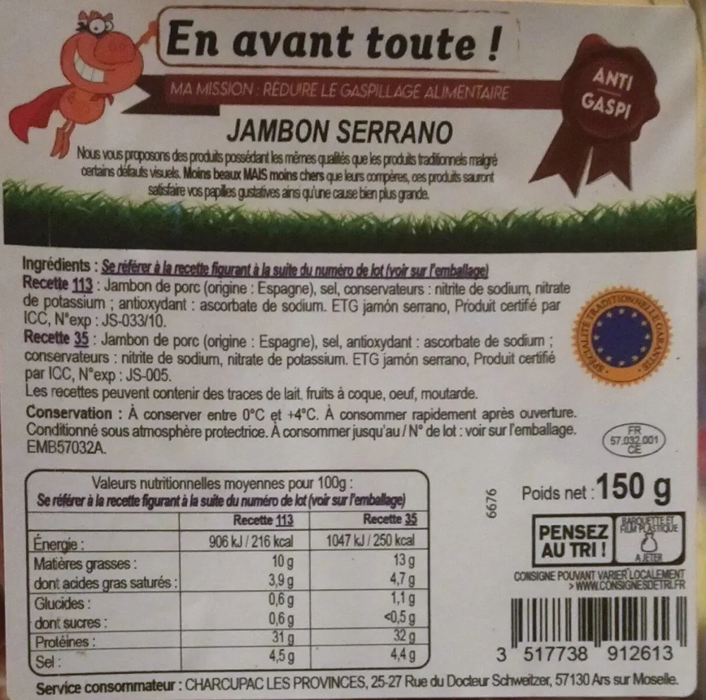 Jambon serrano