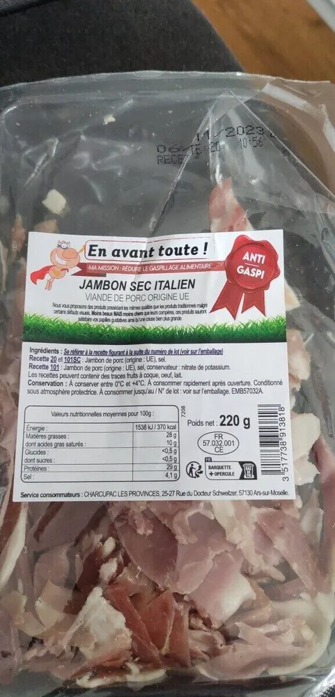 Jambon sec italien