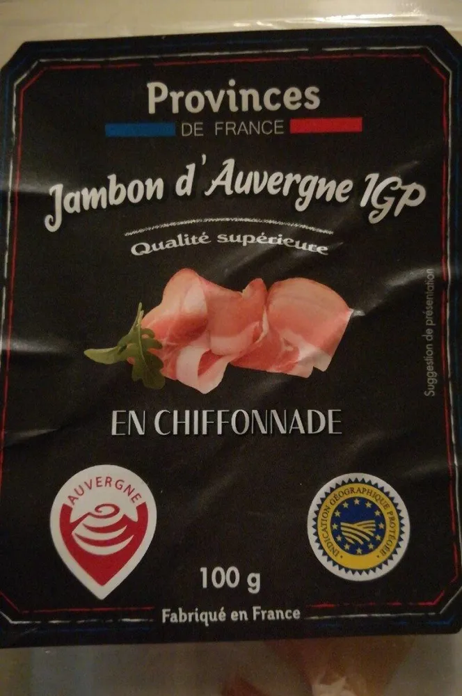 Jambon d'Auvergne IGP