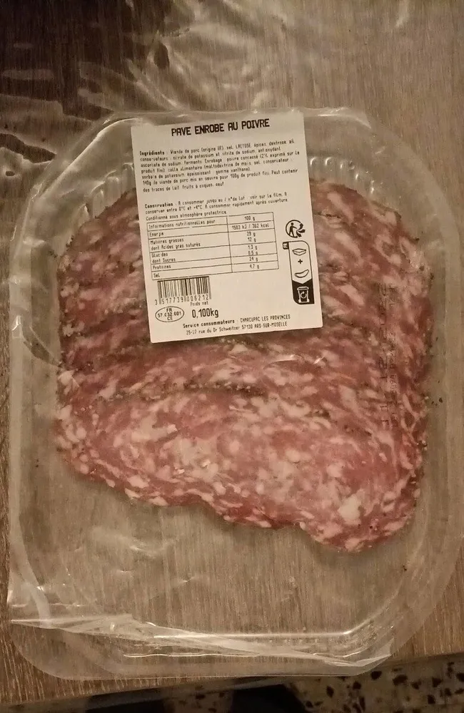 Pavé enrobé au poivre