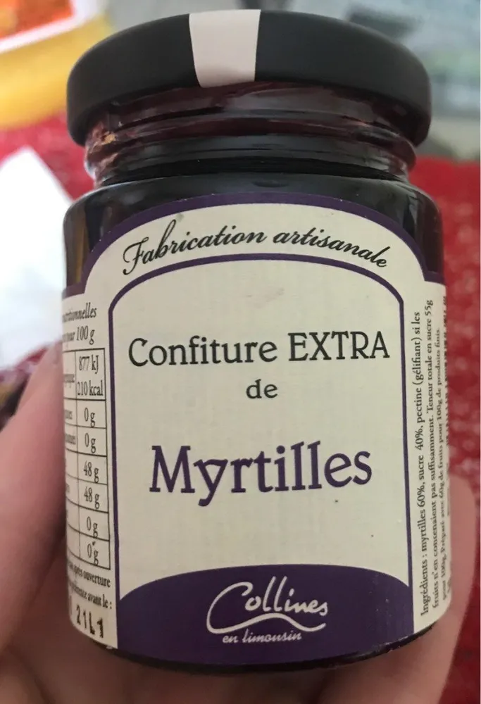 Confiture EXTRA de Myrtilles