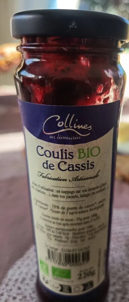 Coulis de cassis