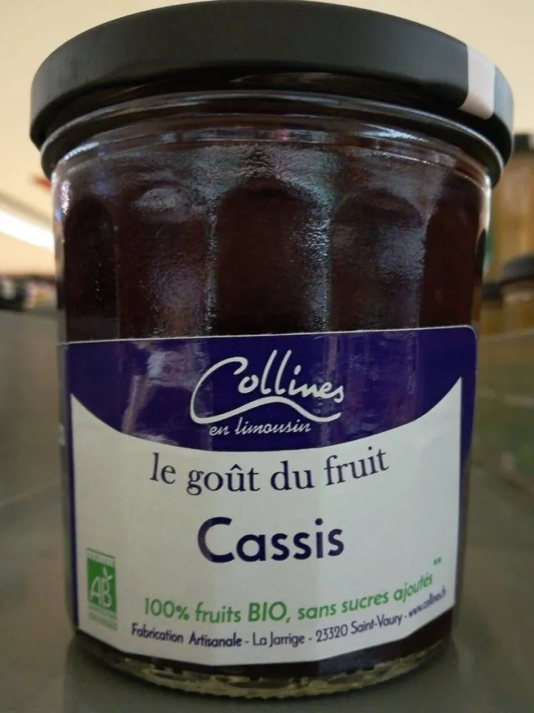 Préparation de fruits Cassis