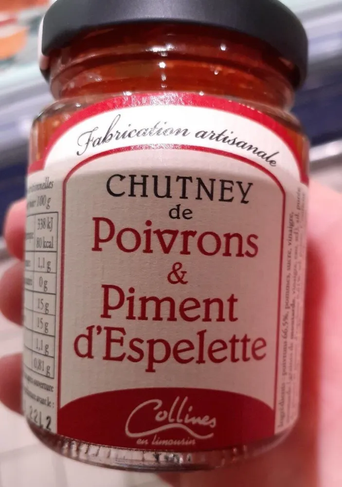 Chutney de poivrons et piments d'espelette
