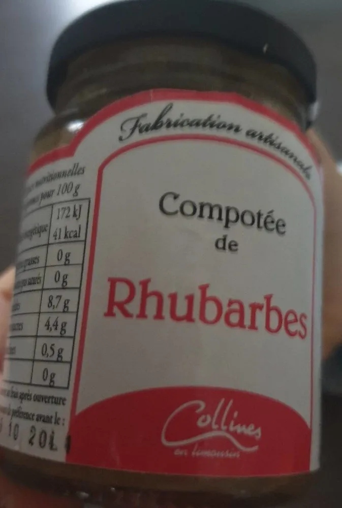 Compotée de rhubarbe