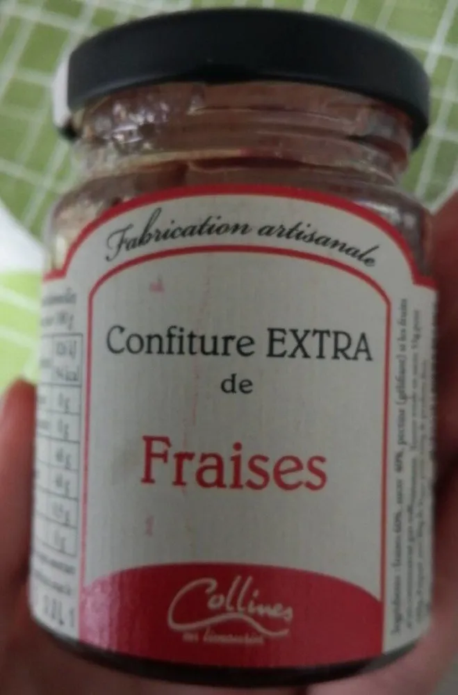 Confiture extra de fraises