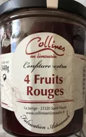 Confiture extra 4 fruits rouges