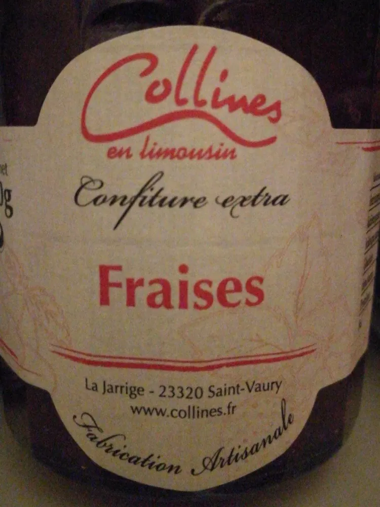 Confiture extra fraises