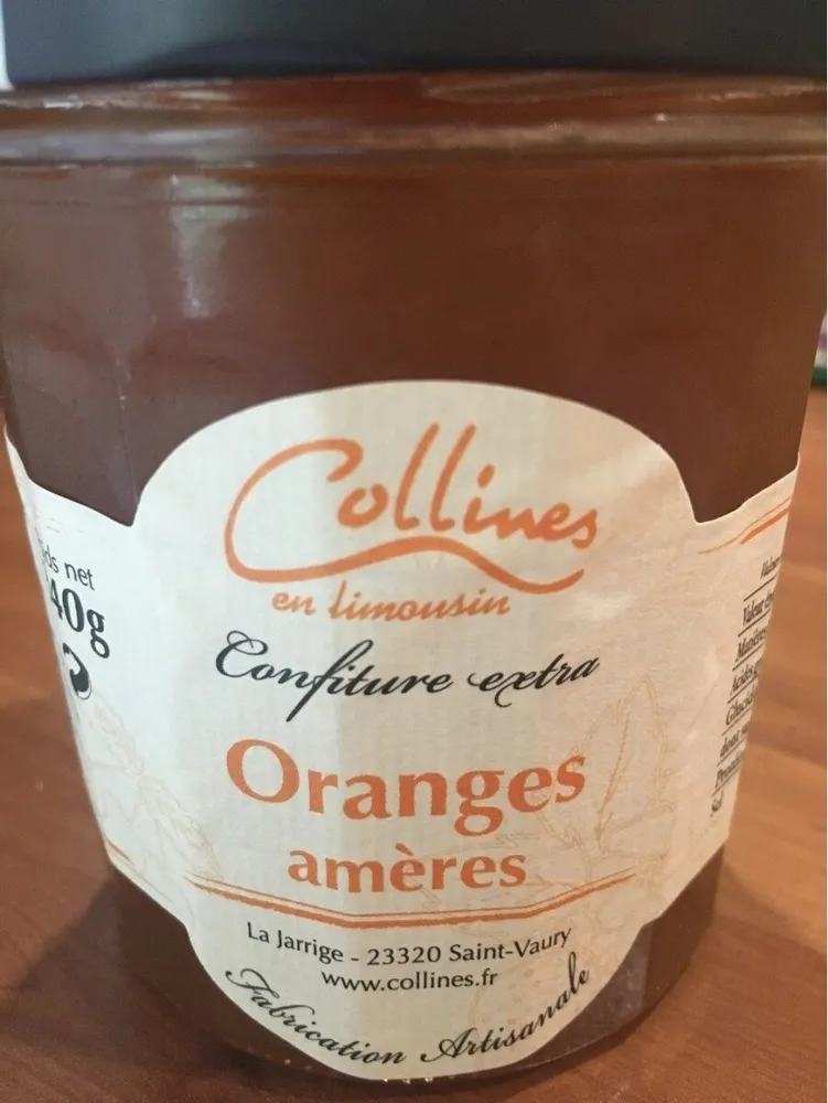 Confiture oranges ameres