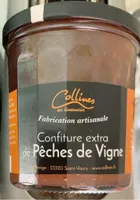 Confiture extra de pêches de vigne