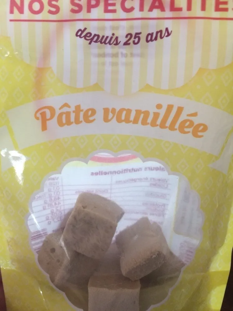 Pâte vanillée