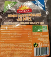 Gimme d'acacia réglisse au miel
