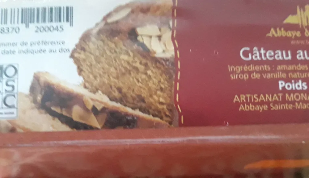 Gâteau aux amandes