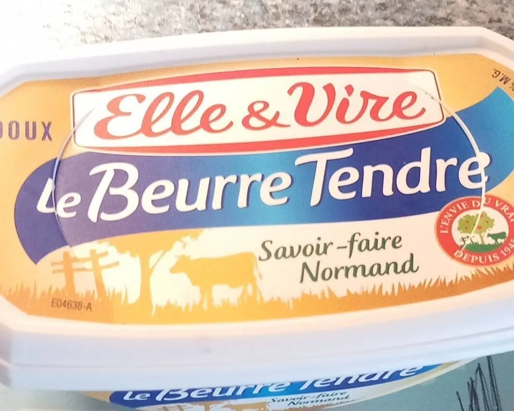 Beurre tendre Elle et Vire