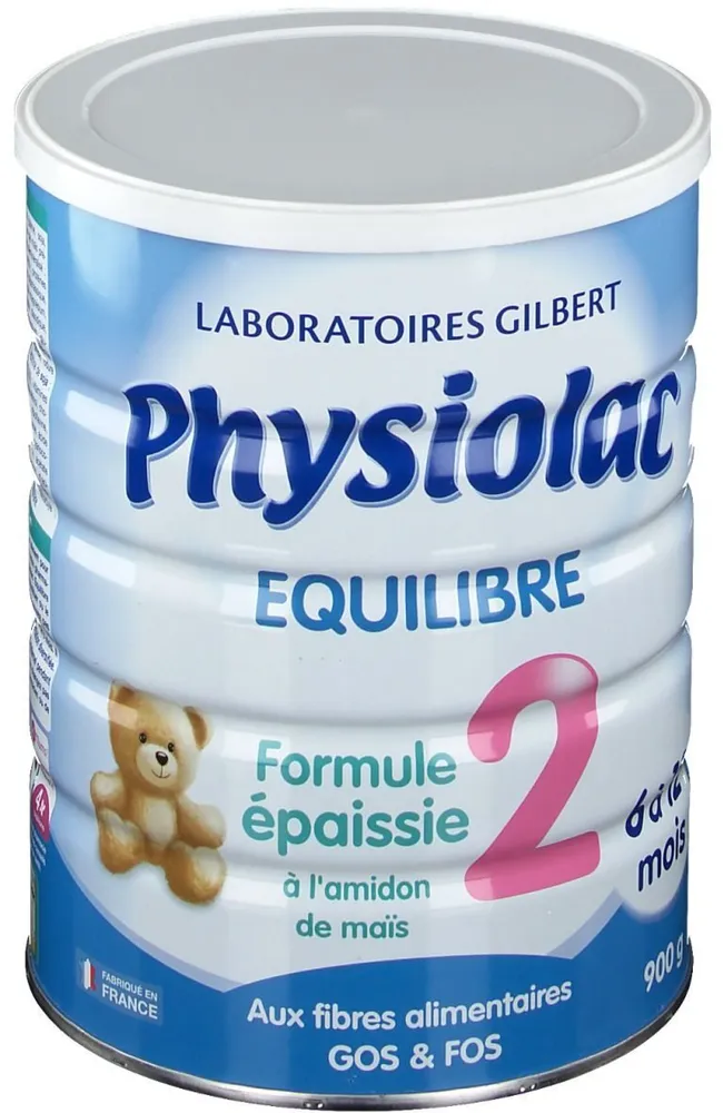Physiolac Equilibre Formule épaissie Lait 2ème âge 900G