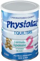 Physiolac Equilibre Formule épaissie Lait 2ème âge 900G