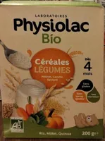céréales légumes en poudre infantile