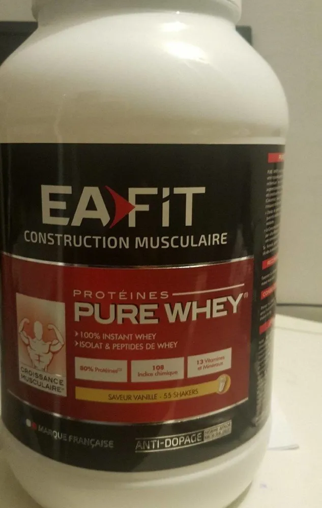 Construction Musculaire Pure Whey Vanille 2.2 KG