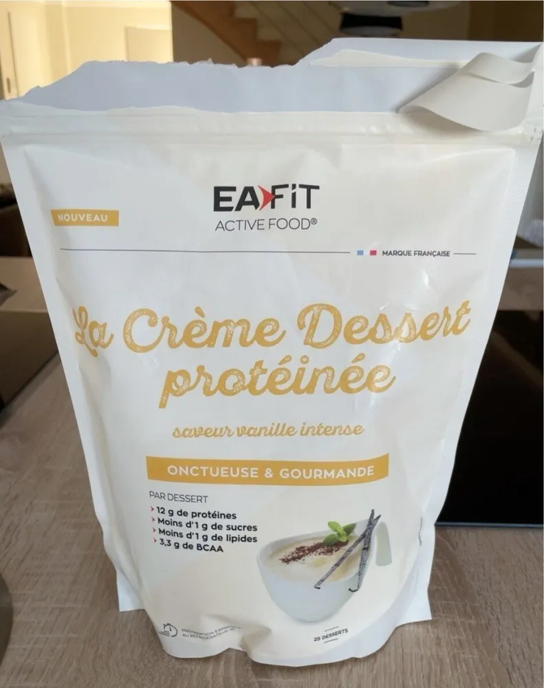 Creme dessert proteinee