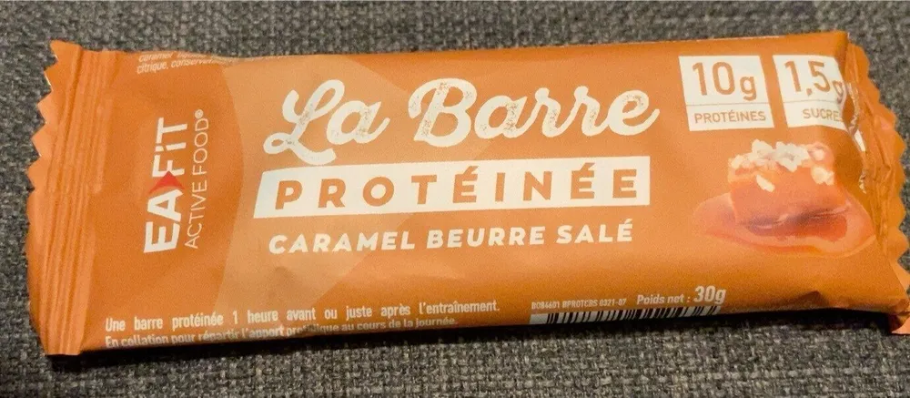 Barre protéinée caramel beurre salé