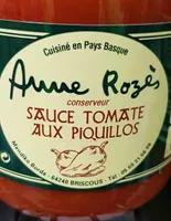 SAUCE TOMATE AUX PIQUILLOS