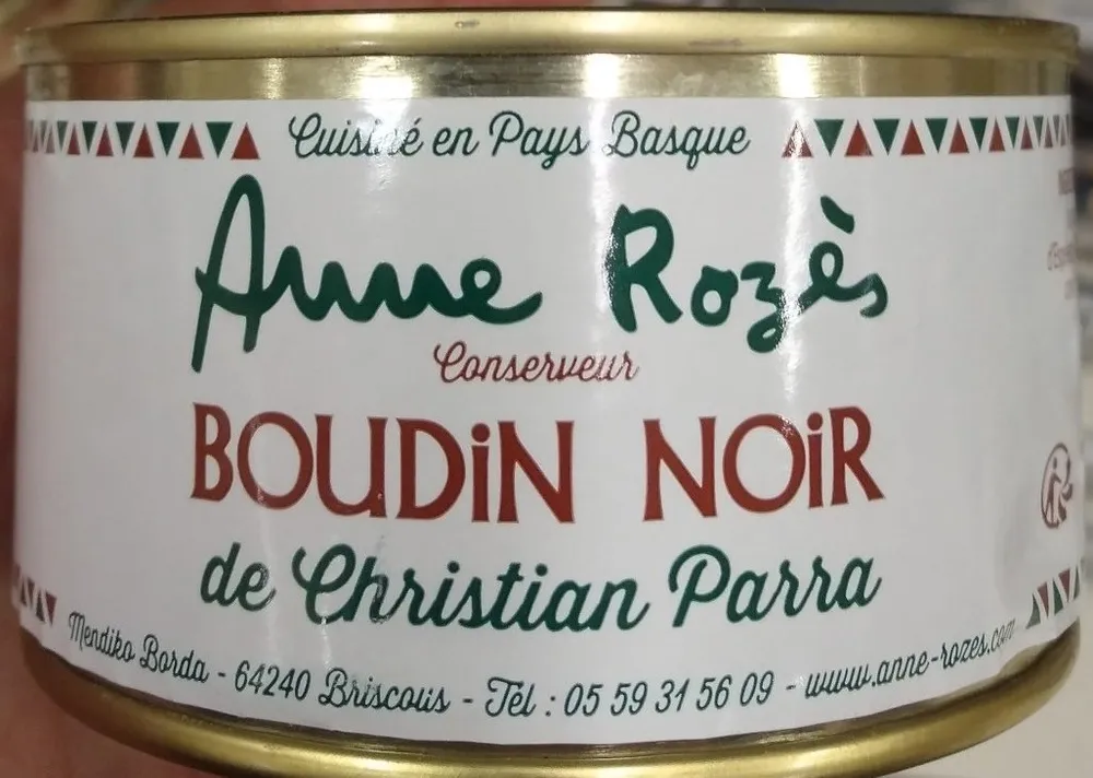 Boudin noir de Christian Parra