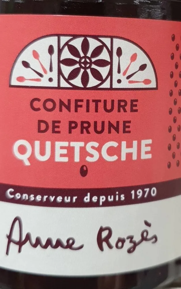 Confiture de prune Quetsche