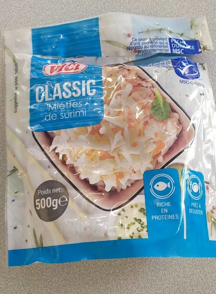Miette de surimi