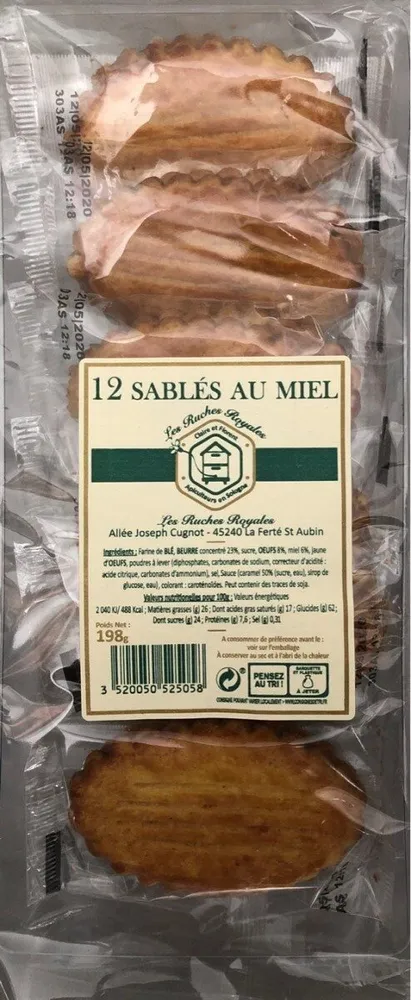 12 SABLES AU MIEL
