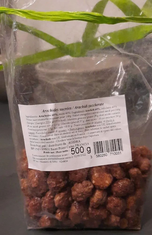 Arachides sucré